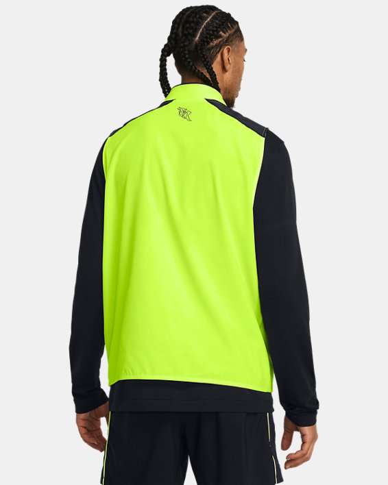 Men's UA Launch Vest, Yellow, pdpMainDesktop image number 1